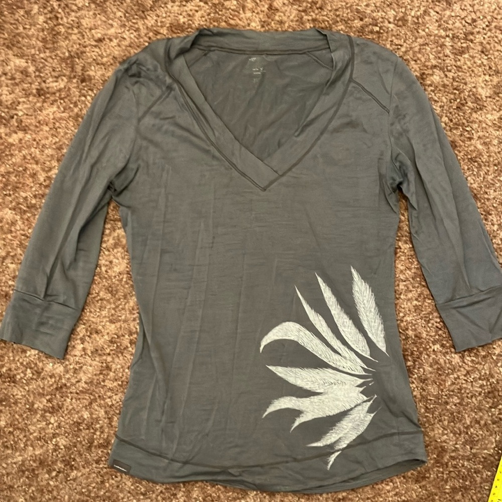 Icebreaker bodyfit 150 v-neck 3/4 sleeve